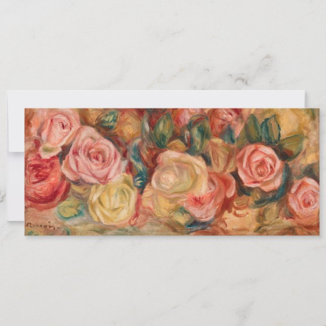 Invitation Pierre-Auguste Renoir - Rose (Devant)