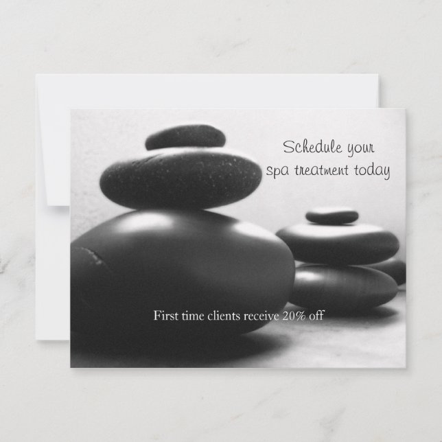Invitation Pierres de massage (Devant)