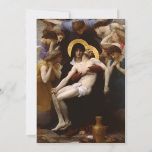 Invitation pieta Jésus Christ et Vierge Marie