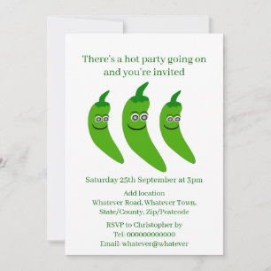 Invitation Piment Vert