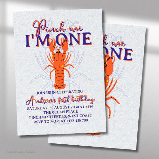 Invitation Pincez-Moi, J'ai Un An, Anniversaire de Première É