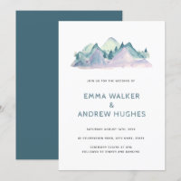 Pine Tree Mounts Nature Bois Vert Mariage