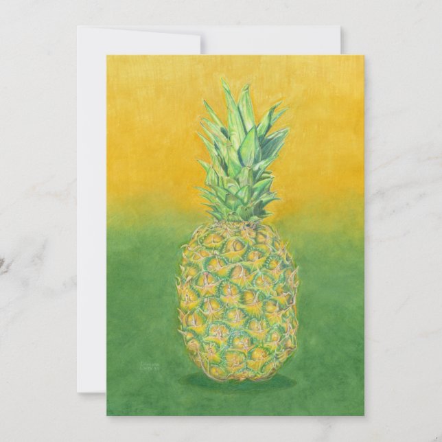 Invitation Pineapple Art (Devant)