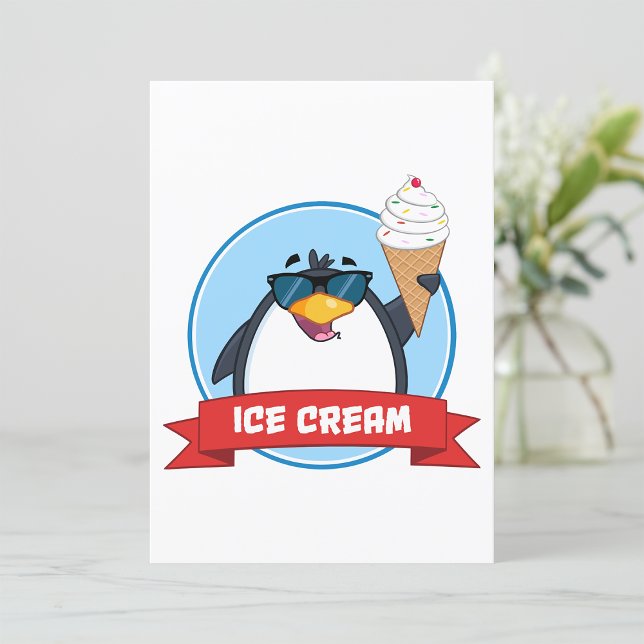 Invitation Pingouin à glace (Créateur téléchargé)