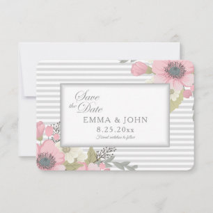 Invitation Pink Dogwood Sauvez l'annonce de la date