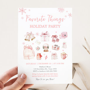 Invitation Pink Favori Things Fête de Noël