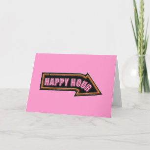 Invitation Pink Happy Hour