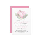 Pink Little Citrouille C'est un Baby shower d'auto