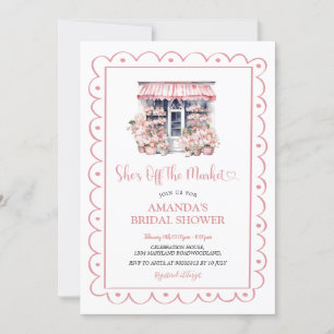Invitation Pink moderne Elle n'est plus à la Fête des mariées
