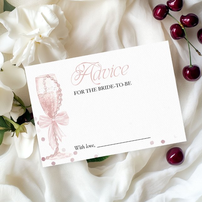 Invitation Pink Pearls & Prosecco Fête des mariées (Créateur téléchargé)