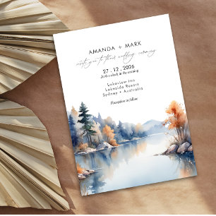 Invitation Pins rustiques Mariage d'aventure