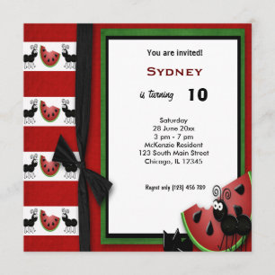 Invitation Pique-nique d'anniversaire