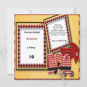 Invitation Pique-nique d'anniversaire