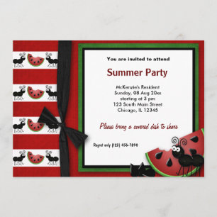 Invitation Pique-nique d'été
