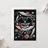 Pirate Skull avec Sabres croisés