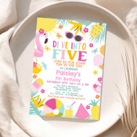 Piscine Colorée Plongée Dans Cinq Ans