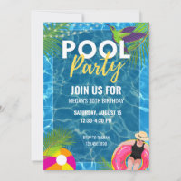 Piscine fête d'été Anniversaire adulte Teenage Par