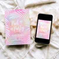 Piscine tropicale en palmier arc-en-ciel fête Swee