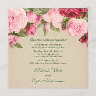 Invitation Pivoines
