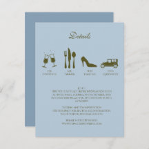 Pivoines blanches avec carton d'invitation détails