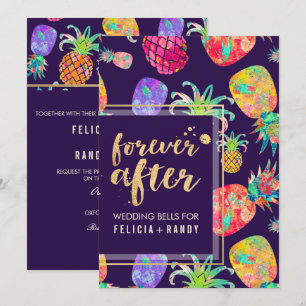 Invitation Pix-Dezines Aloha Aloha Hawaiian Pineapples/DO-IT-