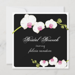 Invitation Pix-Dezines brunch orchidée/nuptiale/arrière - pla