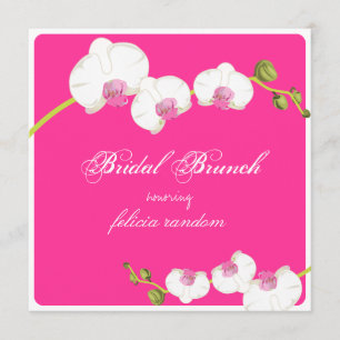Invitation Pix-Dezines brunch orchidée/nuptiale/arrière - pla
