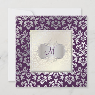 Invitation Pix-Dezines Haute Couture Damask