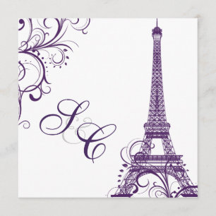 Invitation Pix Dezines la tour eiffel/paris