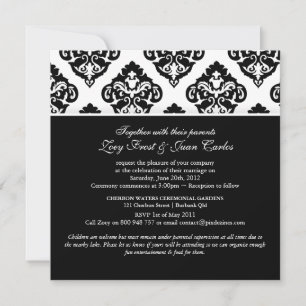 Invitation Pix-Dezines Olivia Damask