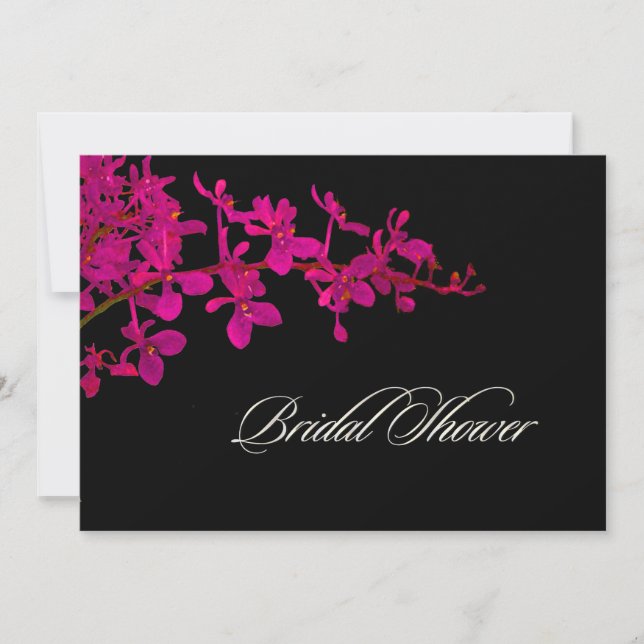 Invitation Pix-Dezines orchidées/renanthera (Devant)