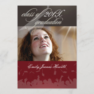 Invitation PixDezines 2011 Diplôme/Photo/Casquette+Gown