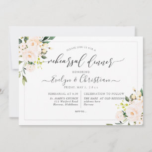 Invitation PixDezines Aquarelle Roses
