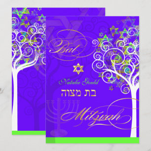 Invitation PixDezines arbre de vie/couleur DIY