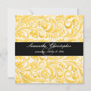 Invitation PixDezines Bellissimo Damask Vintage