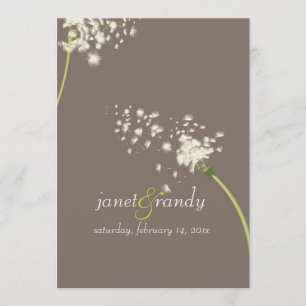 Invitation PixDezines couleur de arrière - plan/dandelion DO-
