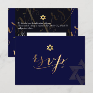Invitation PixDezines couleur DO-IT-YOURSELF rsvp, Bar Mitzva