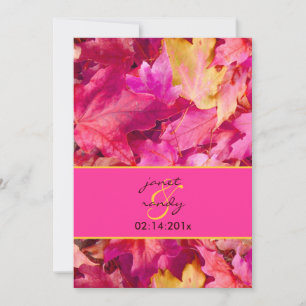 Invitation PixDezines couleur Mariage de automne/DO-IT-YOURSE