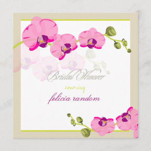 Invitation PixDezines do-it-yourself arrière - plan/orchidée 