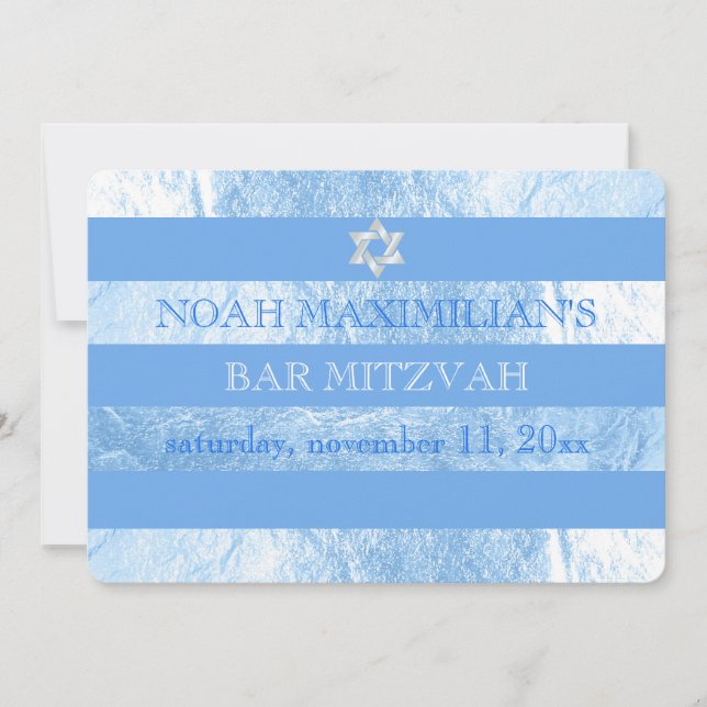 Invitation PixDezines do-it-yourself bande de couleur/fausse  (Devant)