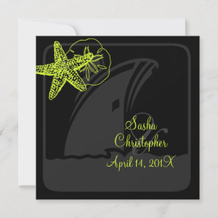 Invitation PixDezines do-it-yourself couleur/Starfish/Beach+C