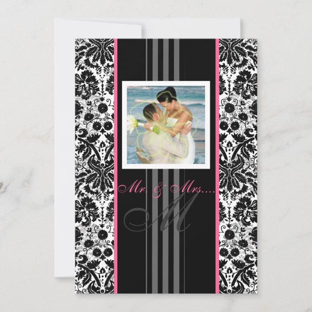 Invitation PixDezines do-it-yourself événement+couleur. monog (Devant)