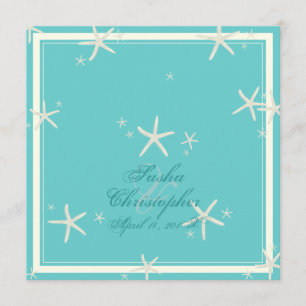 Invitation PixDezines, étoile de mer/do-it-yourself couleur a