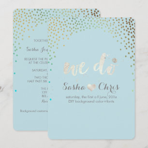 Invitation PixDezines fantaisie/fantaisie dorée/couleur do-it