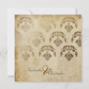 Invitation PixDezines Firenze Damask