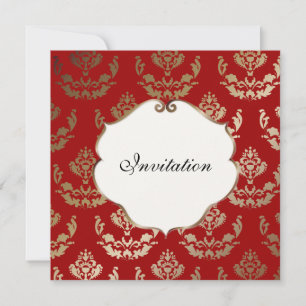 Invitation PixDezines Firenze Damask