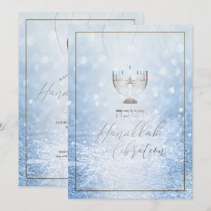 Invitation PixDezines Hanoukka Celebration, Fun Script Fun