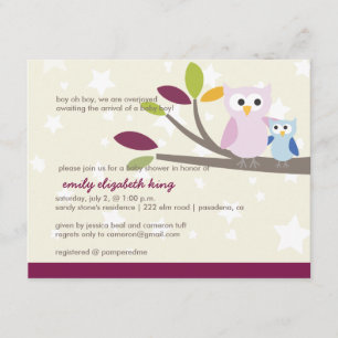 Invitation PixDezines Maman+baby pour une douche