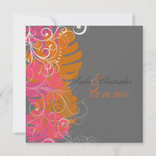 Invitation PixDezines Monstera/tropical+tourbillons/do-it-you