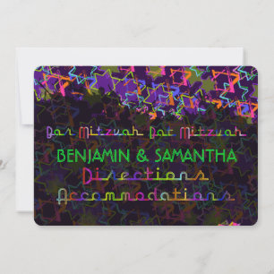 Invitation PixDezines NEON/GRUNG STARS/DIRECTIVES